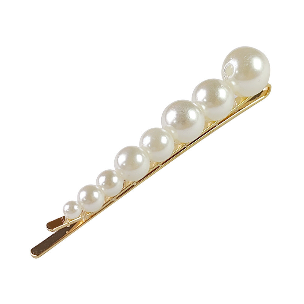 Handmade Pearl Barrettes for Women – Elegant Pearl BB Clips, Bobby Pins & Duckbill Clips