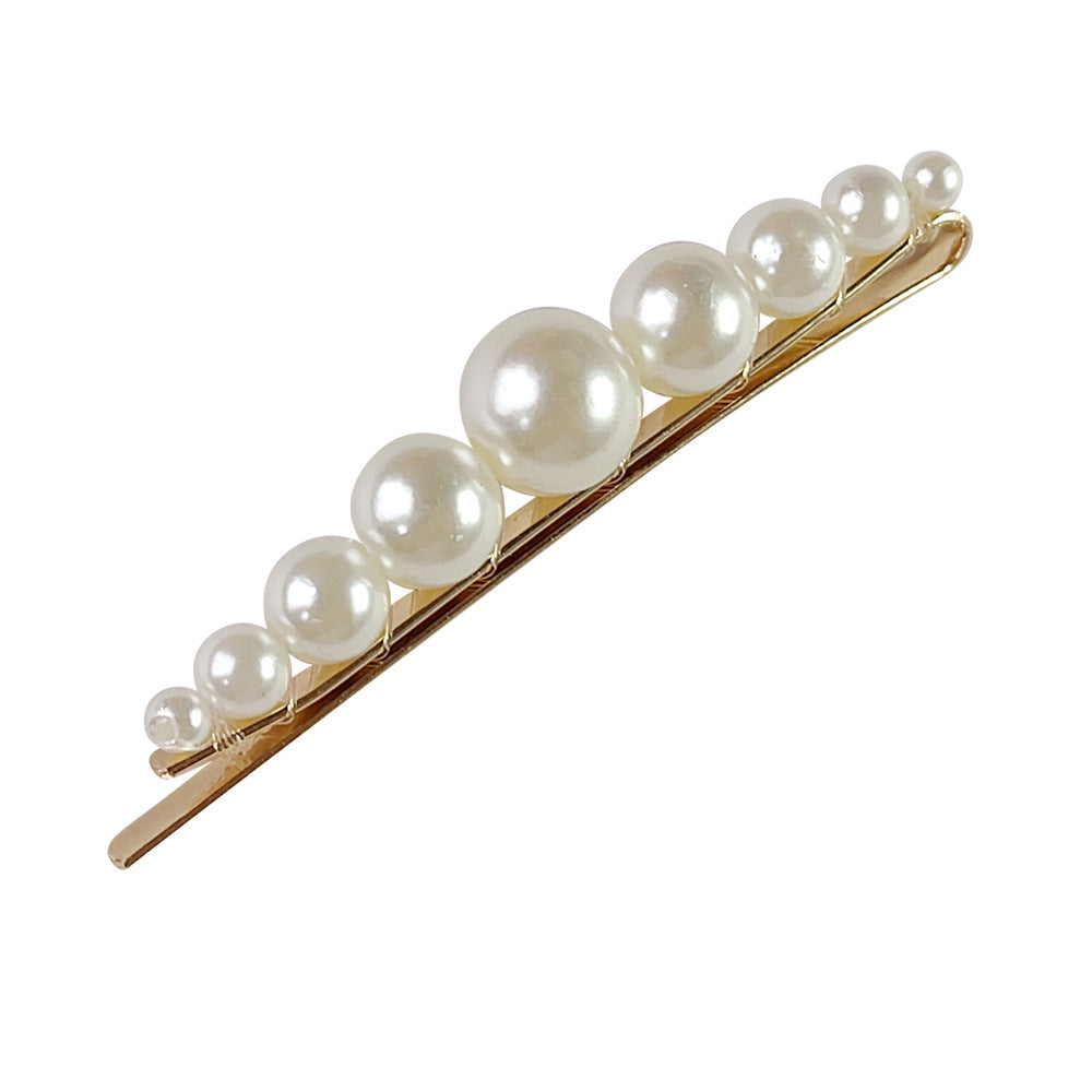 Handmade Pearl Barrettes for Women – Elegant Pearl BB Clips, Bobby Pins & Duckbill Clips