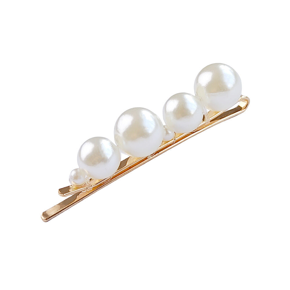 Handmade Pearl Barrettes for Women – Elegant Pearl BB Clips, Bobby Pins & Duckbill Clips
