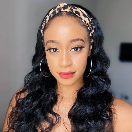 100% Real Human Hair Wig | Full Hand-Hooked, 150% Density, Natural 1B Color, 8"-26" Length