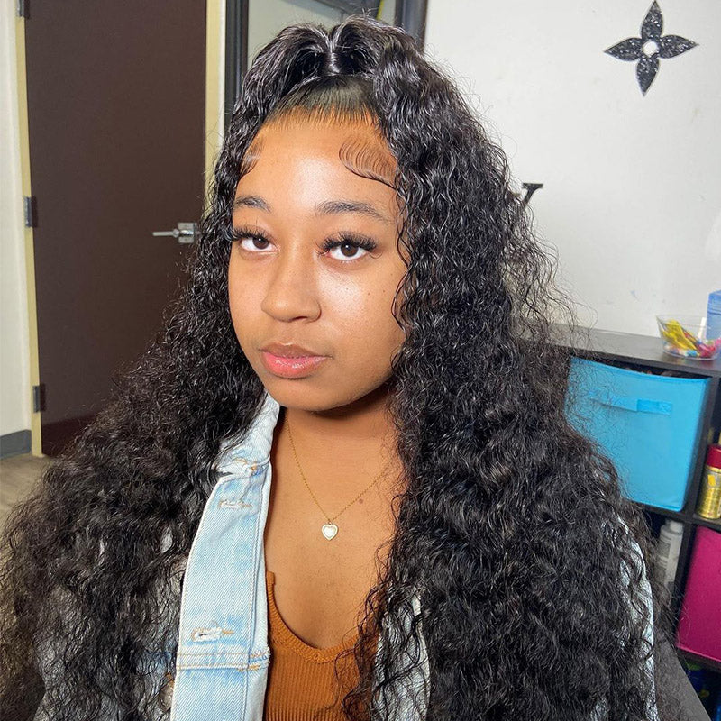 13x6/13x4 Lace Front Pineapple Wave Wig 250% Density HD Human Hair Frontal Wig