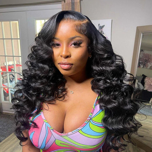 Loose Wave Wig 13x4/13x6 HD Lace Front Wig 100% Human Hair Wigs With Baby Hair Small Knots