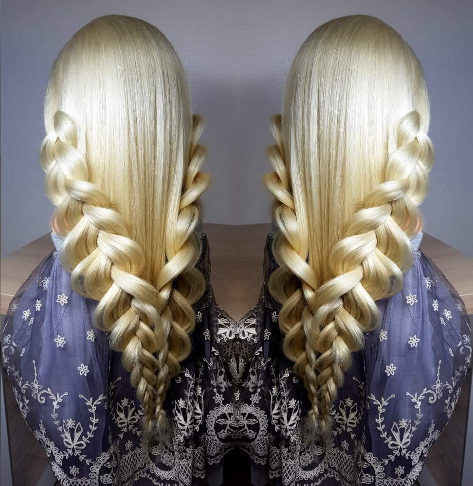 13x6 Lace Wig - Hand-Woven Long Wig in Stunning 613 Blonde