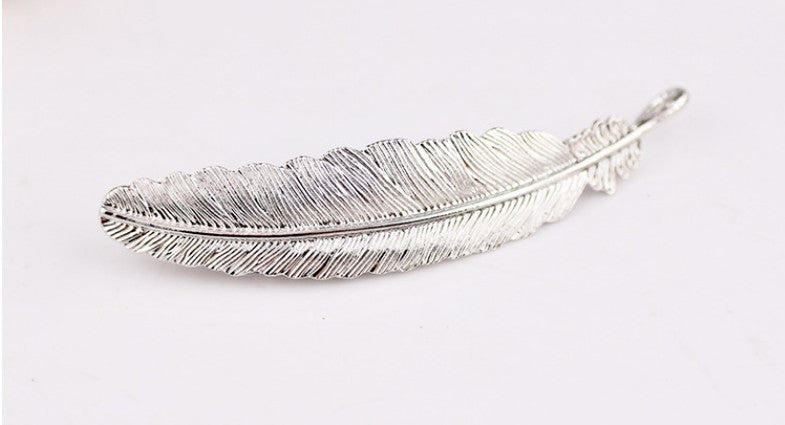 Boho Metal Leaf Hair Clip Barrette - Elegant Nature-Inspired Hair Accessory