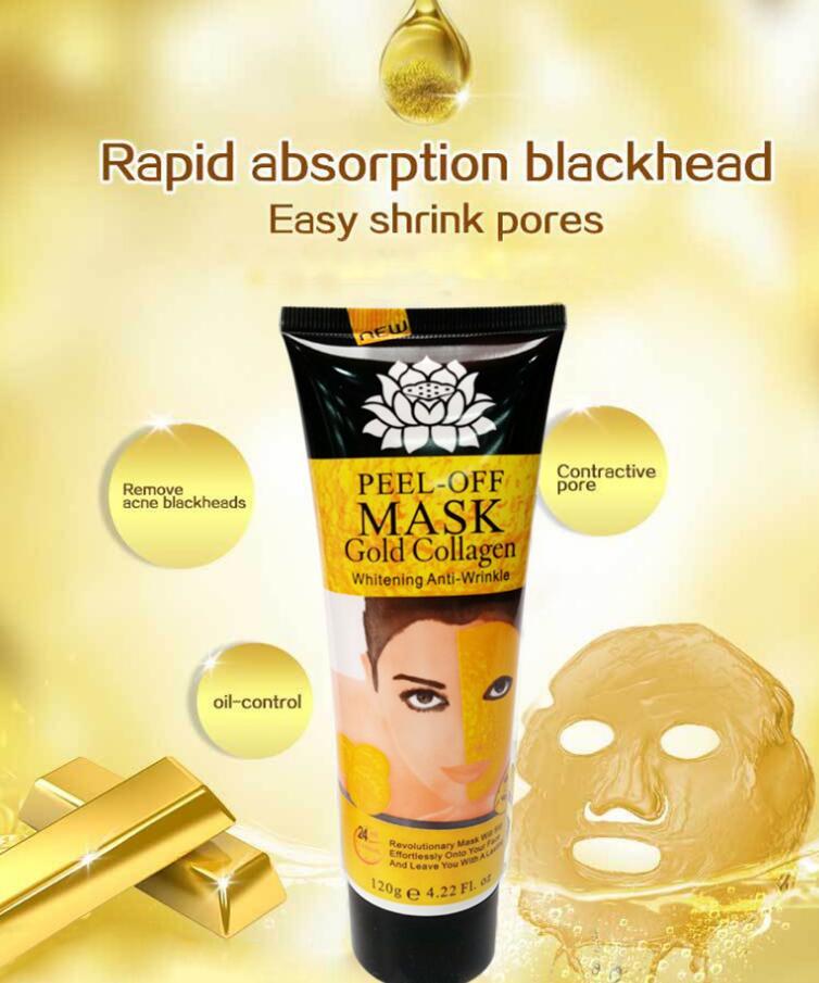 Gold Collagen Peel Off Face Mask - Anti-Aging & Whitening, 120g