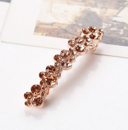 Elegant South Korea Imported Pearl & Rhinestone Hair Clip – Chic Spring Side & Tail Clip for Girls