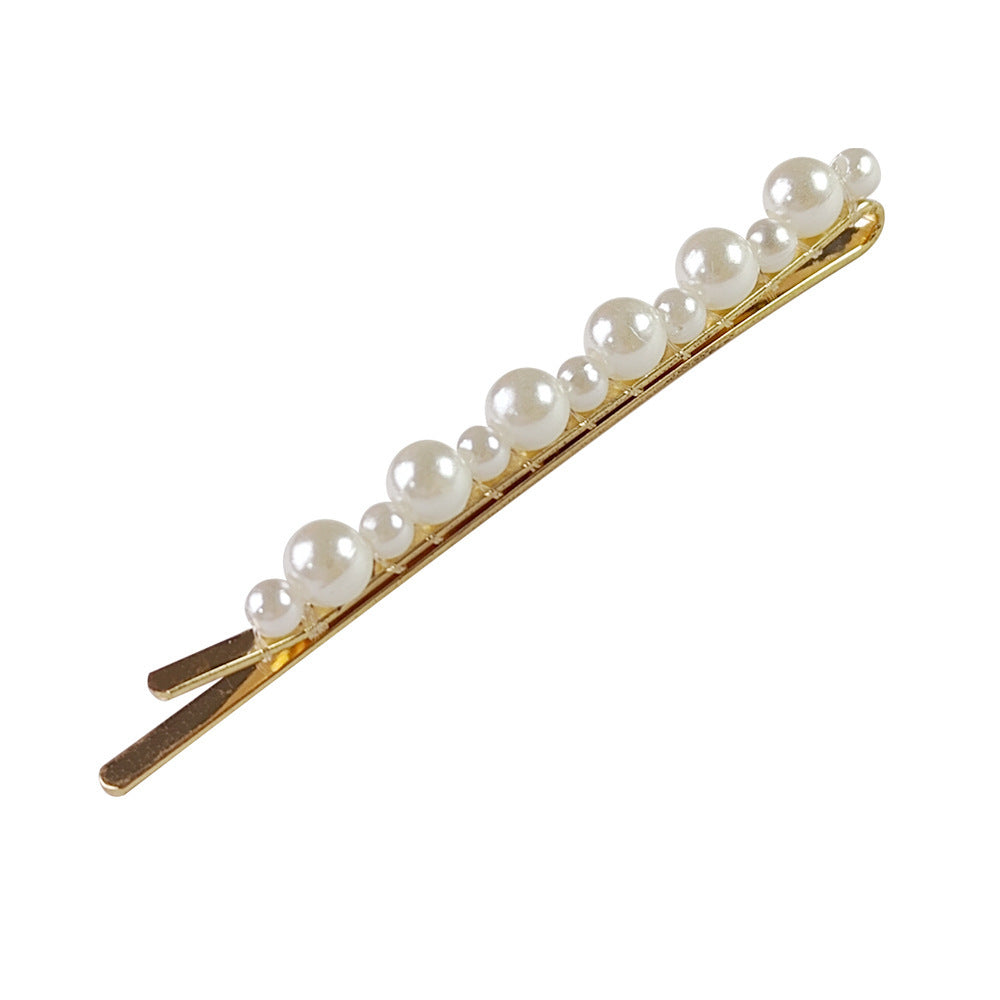 Handmade Pearl Barrettes for Women – Elegant Pearl BB Clips, Bobby Pins & Duckbill Clips