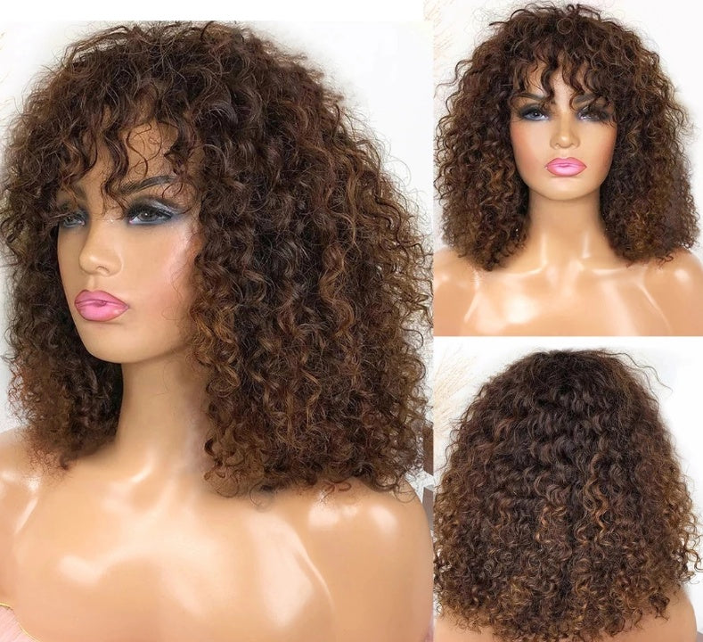 Real Human Hair Wigs – Star Fashion Style with Adjustable Lengths & Densities (8–32 Inches)