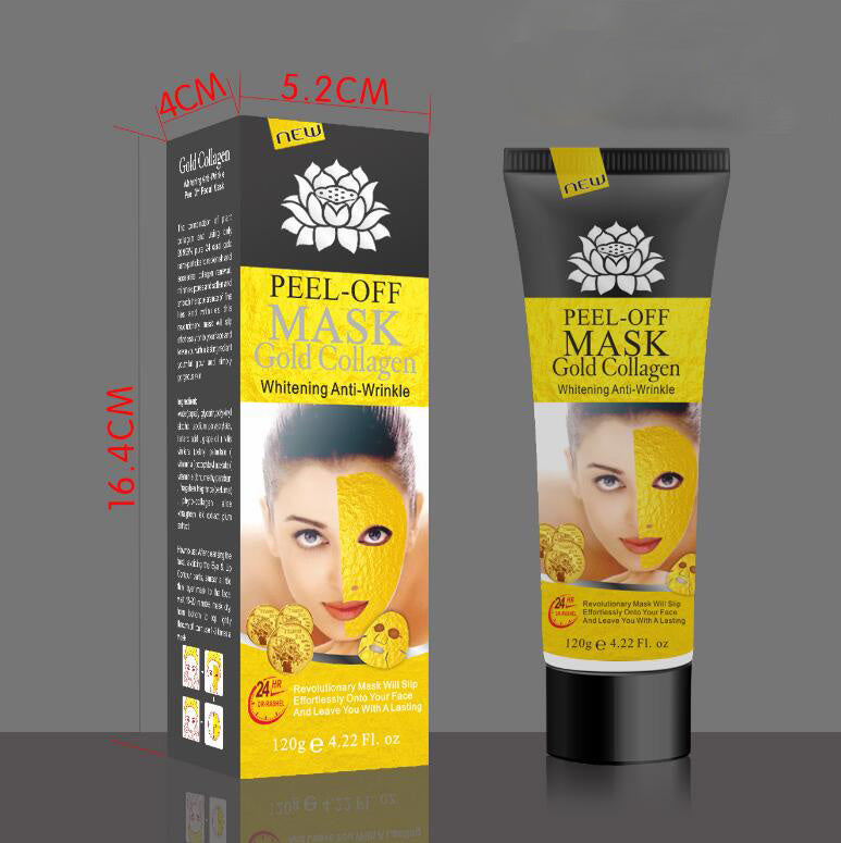 Gold Collagen Peel Off Face Mask - Anti-Aging & Whitening, 120g