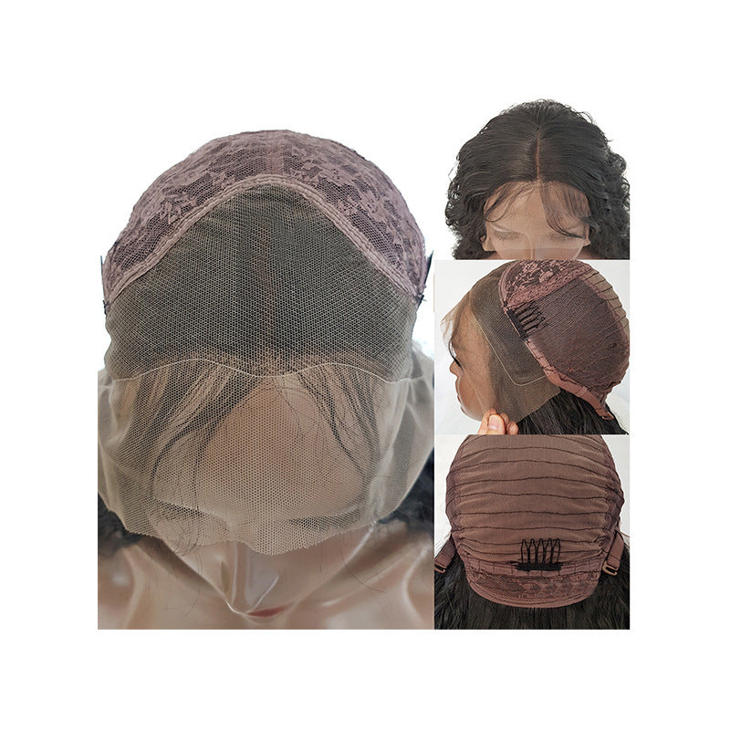 Premium 24-Inch High-Density Wig – 150%-200% Korean High-Temperature Silk for Realistic Doll Hair Look