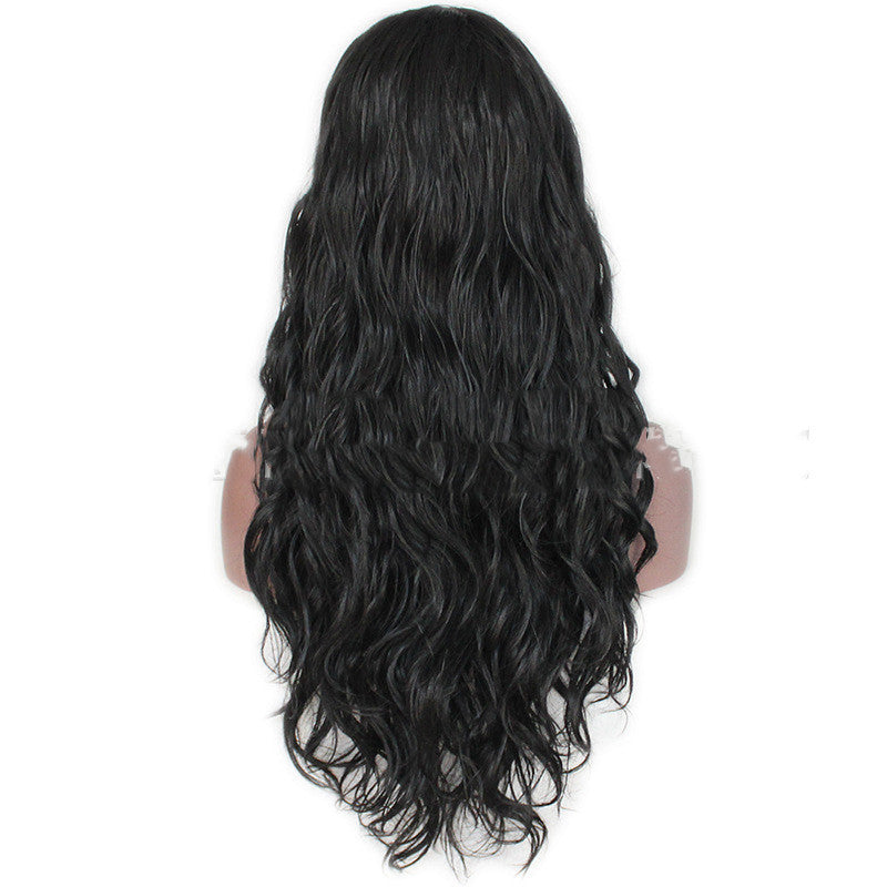 Premium 24-Inch High-Density Wig – 150%-200% Korean High-Temperature Silk for Realistic Doll Hair Look