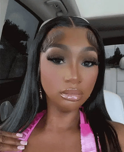 Straight Lace Closure Wig 4x4/5x5/6x6 HD Lace Closure Wig Pre-plucked Straight Human Hair Wig