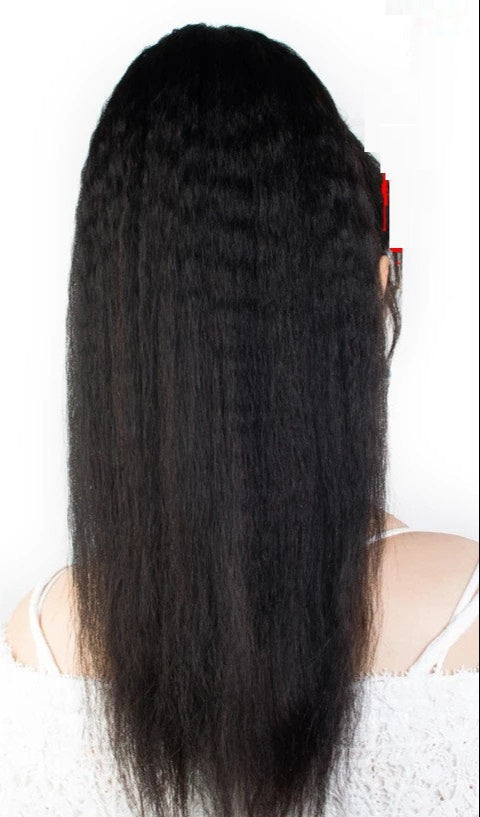 Luxurious Hand-Woven Real Human Hair Ponytail Extension – Versatile Bangs, Customizable Length 8-30 Inches