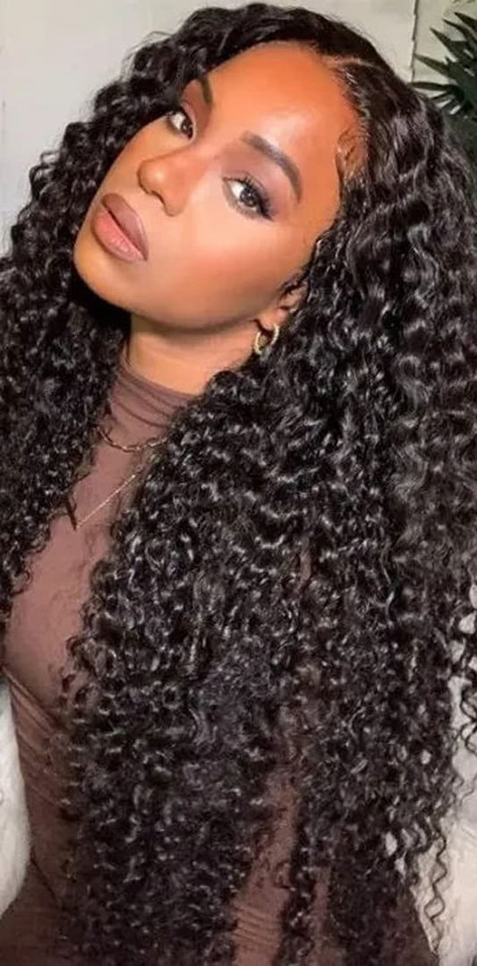 Hair 250% Density U Part Curly Wig Glueless Curly Human Hair Wig Very Full