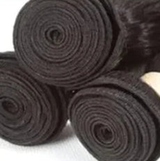 100% Kinky Straight Human Hair Extensions - Natural Black, Dye & Perm Ready, 10-40 Inches