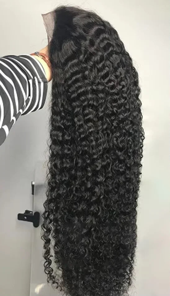 18-24 Inch Peruvian Remy Curly Lace Wig – Transparent Swiss Lace for Natural Styling