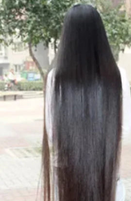 8PCS Pure Color Straight Human Hair Extensions Set - Permable & Dyeable