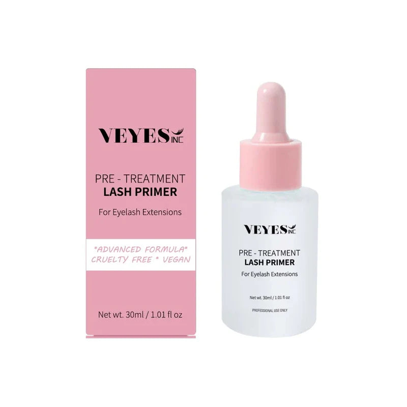 Veyes Inc 30ml Lash Primer - Professional Eyelash Extension Pre-Treatment for Enhanced Retention & Glue Adhesion