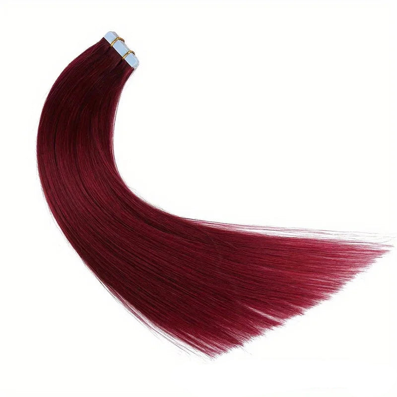 20 Pcs Straight Hair Extensions - Chemical-Free, Natural Texture | Bulk Buy
