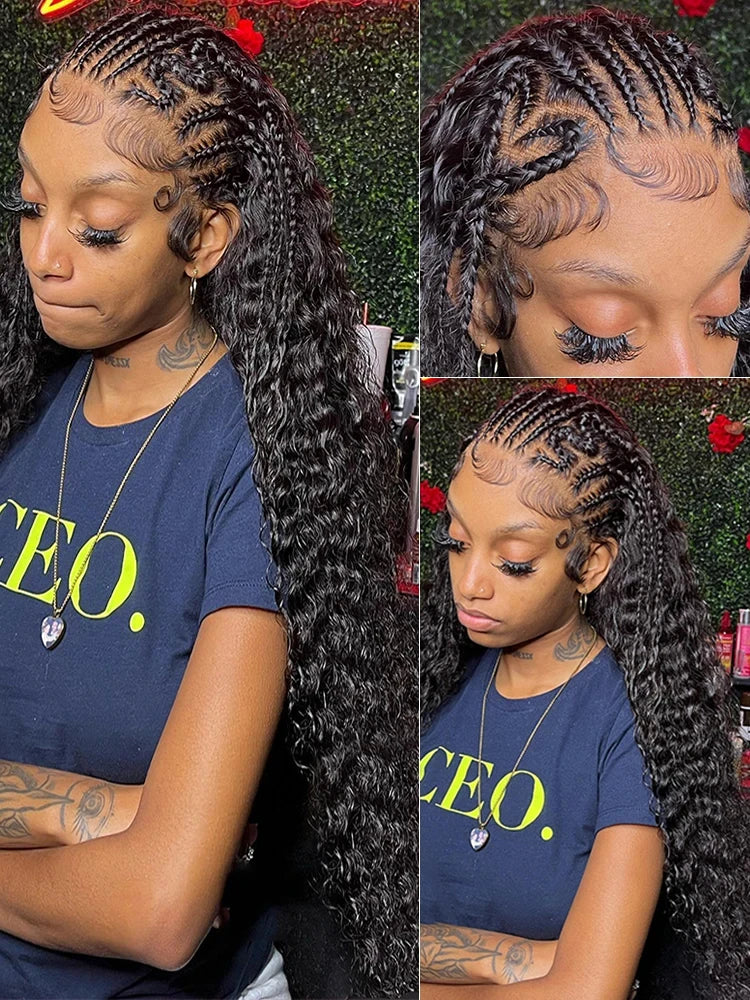 Loose Wave Human Hair Wig – 26+ Inch Transparent Swiss Lace Front Wig