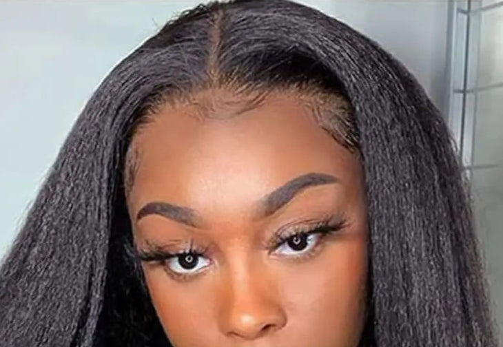 V U Part Wig – 100% Peruvian Human Hair, Natural Look, No Glue, 30-34 Inch Curly Wig for Women