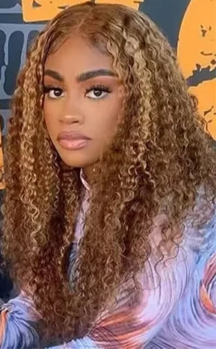 Deep Wave Lace Front Wig – Transparent Swiss Lace, Average Cap Size, Chemical-Free, Suitable for Darker Dye Colors