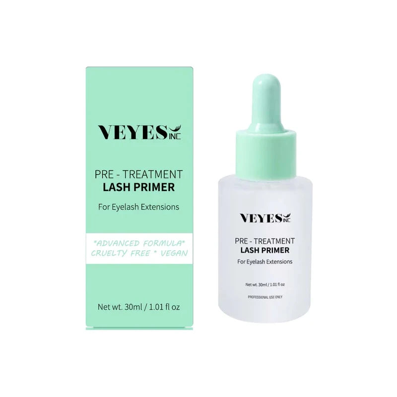 Veyes Inc 30ml Lash Primer - Professional Eyelash Extension Pre-Treatment for Enhanced Retention & Glue Adhesion