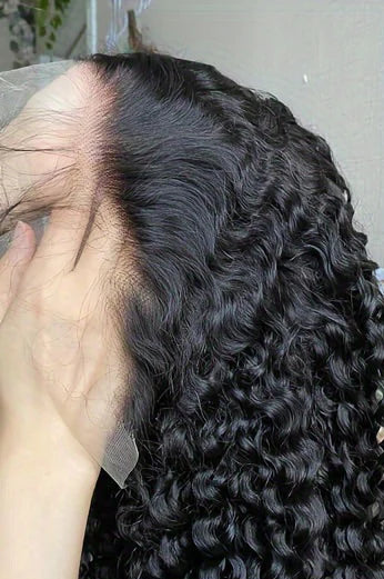 Premium Deep Wave Lace Front Wig – Short 4-16 Inches, Transparent Lace, No Chemicals