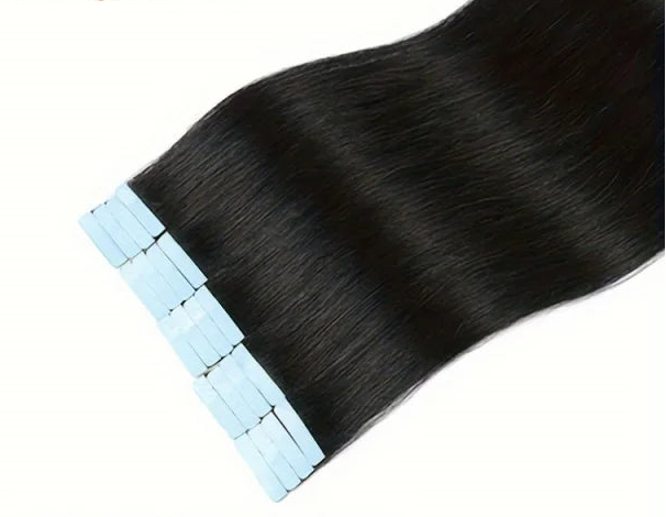 20 Pcs/Lot Premium Straight Hair Extensions – High-Grade, Chemical-Free, Bulk Pack