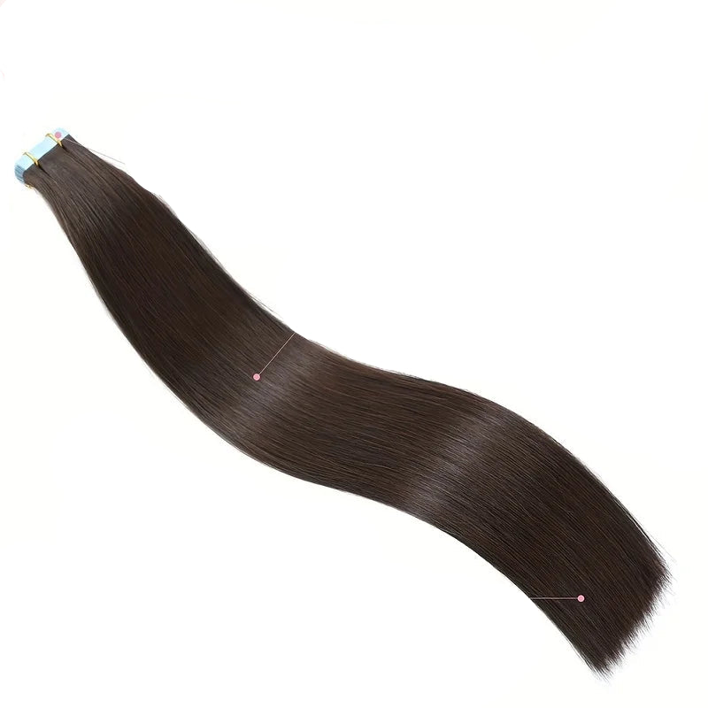 Premium Straight Tape-In Hair Extensions | 100% Real Human Hair, Lightweight & Seamless