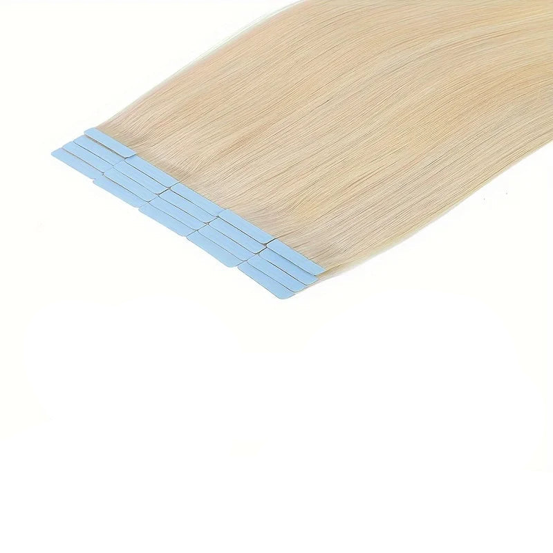 20 Pcs/Lot Straight Hair Extensions - Chemical-Free, Natural Texture