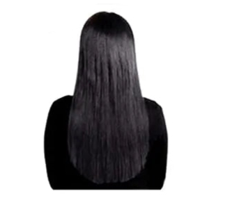 Premium Straight Human Hair Extensions - 8pcs Set, Dye & Perm Ready, Pure Color