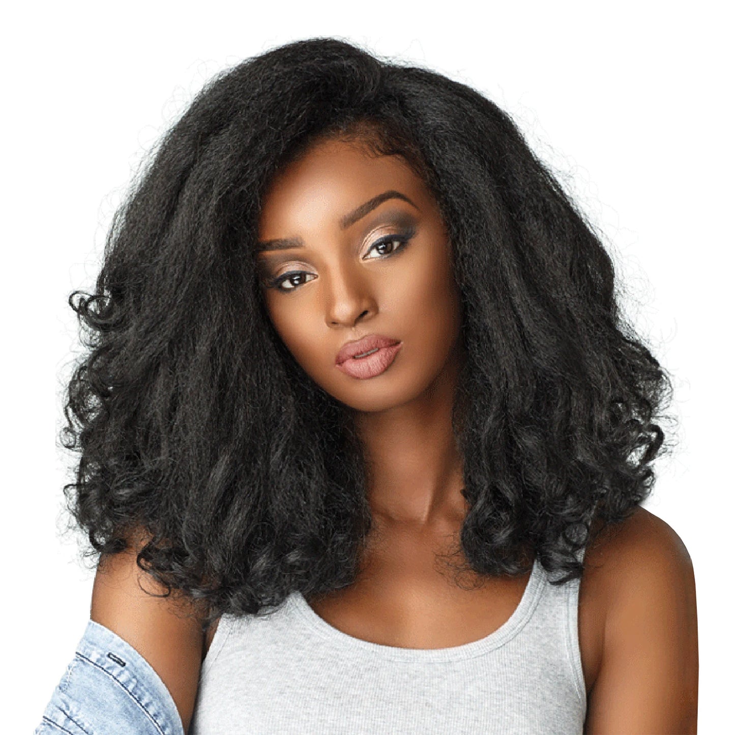 Sensationnel Curls Kinks N Co Instant Weave Rain Maker Half Wig – Curly, Ready-to-Wear Style for Daily Use