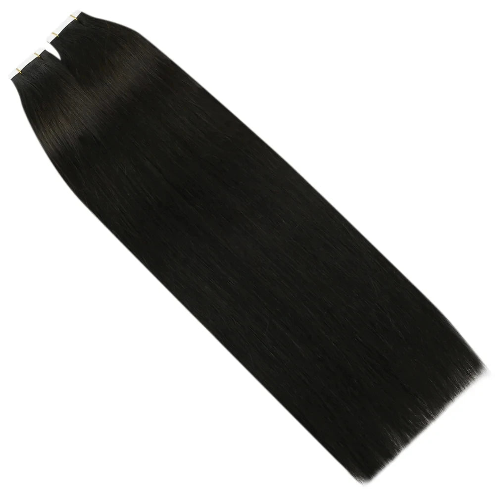 Full Shine Tape-In Human Hair Extensions | 100% Real Hair | Seamless & Reusable