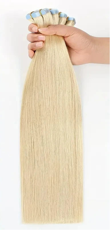 20 Pcs/Lot Straight Hair Extensions - Chemical-Free, Natural Texture