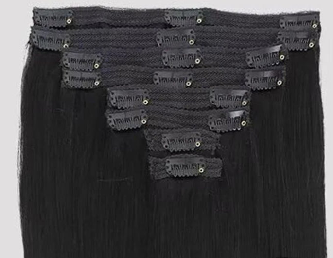 Premium Straight Human Hair Extensions – 100% Natural, Versatile, and Easy to Style