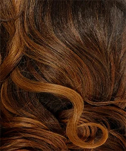 Sensationnel Dashly HD Lace Front Wig Unit 45 – Curly Bob with Fringe, Baby Hairs, Soft HD Lace