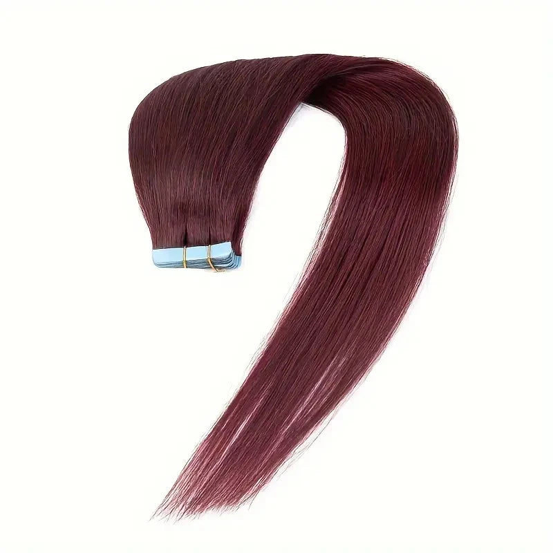 20 Pcs Straight Hair Extensions - Chemical-Free, Natural Texture, Bulk Buy