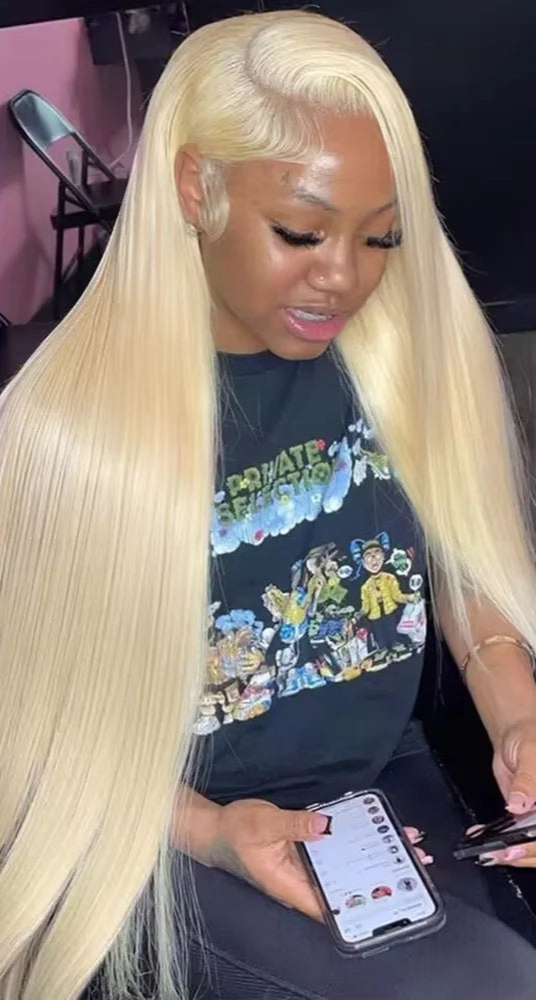 Straight 13x6 Lace Wig – 26+ Inch, Swiss Lace, 100% Human Hair, Permable, Transparent Lace, All Dye Colors