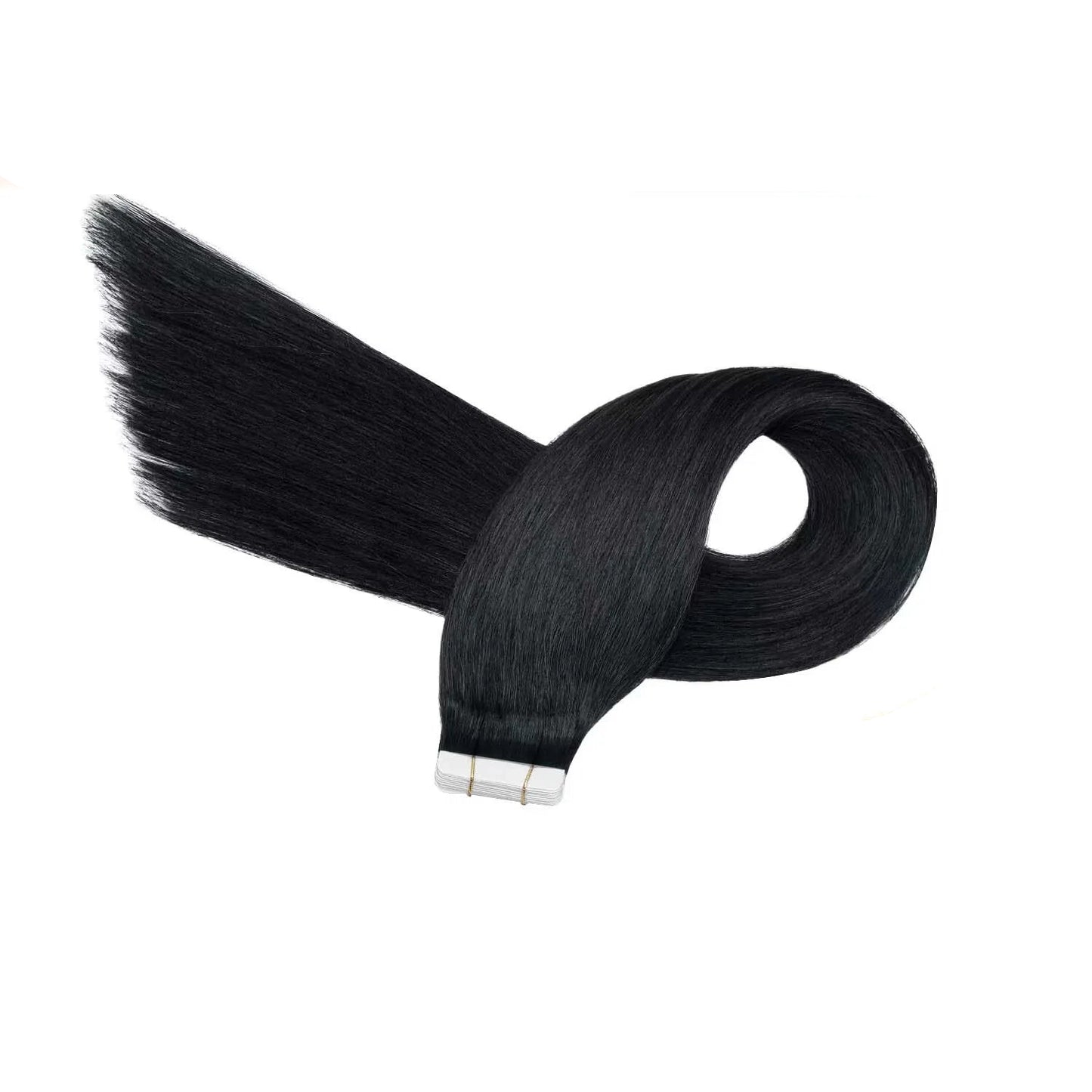 Premium Tape-In Hair Extensions | 100%Human Hair, 20Pcs Pack, 2.5g/pc, Straight & Wavy Textures