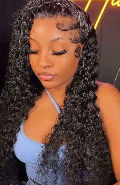 18-24 Inch Peruvian Remy Curly Lace Wig – Transparent Swiss Lace for Natural Styling