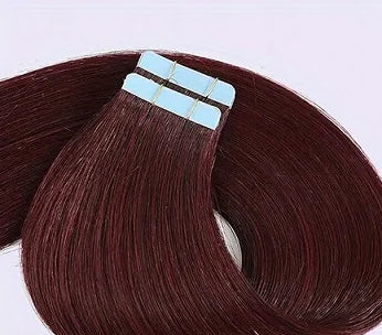 20 Pcs Straight Hair Extensions - Chemical-Free, Natural & Sleek Texture