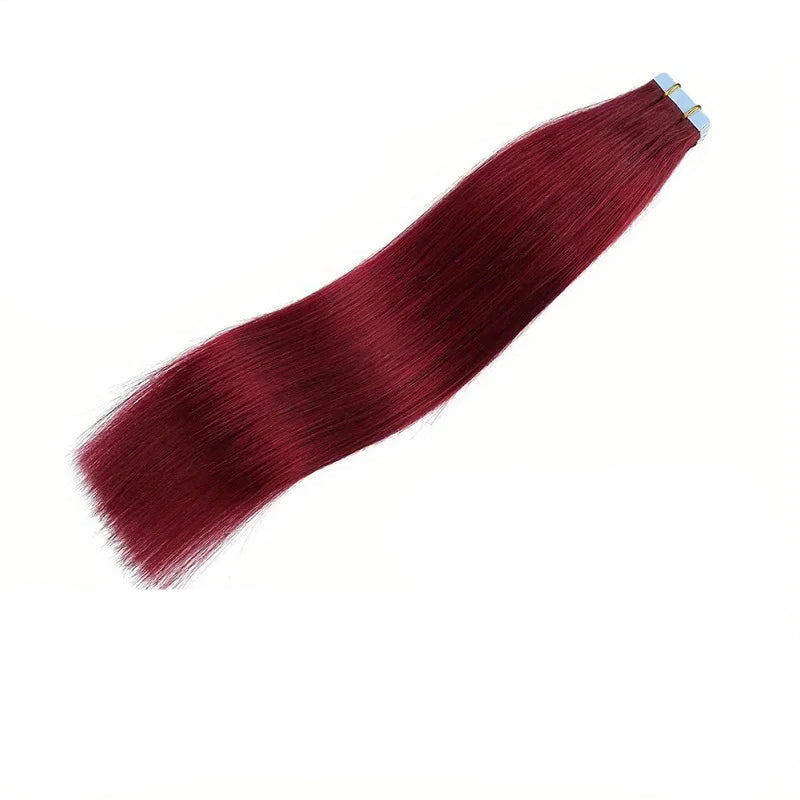 20 Pcs Straight Hair Extensions - Chemical-Free, Natural Texture, Bulk Buy