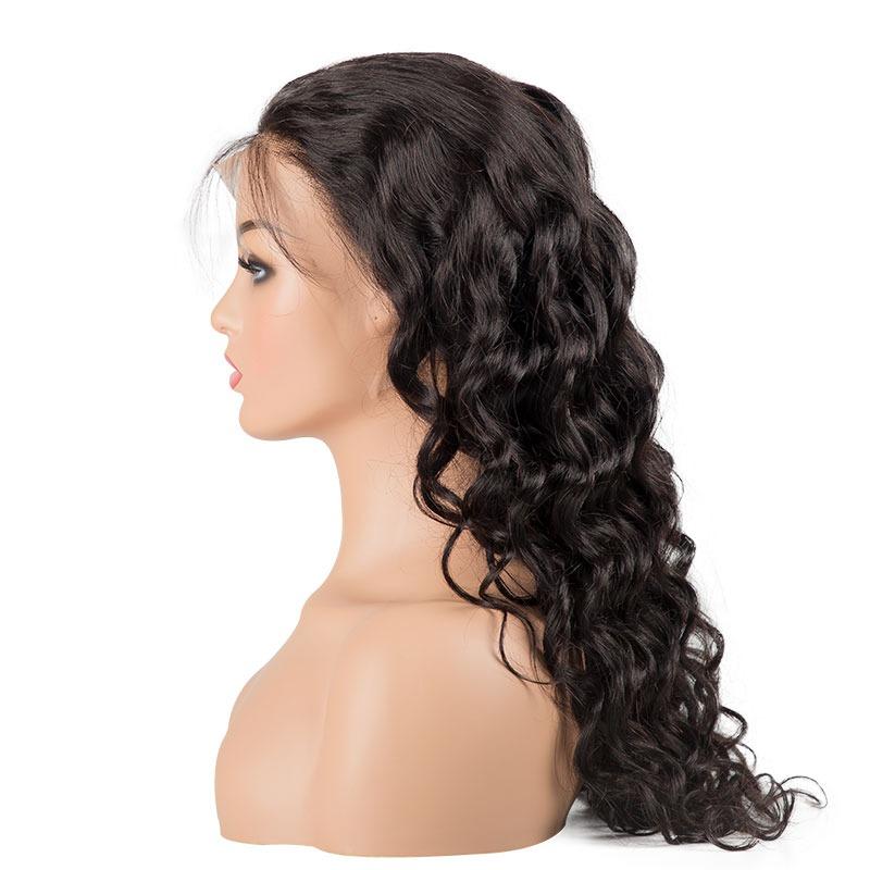 Beumax 13x4 Lace Front Human Hair Wig - Straight Style, 8-30", Natural Color2