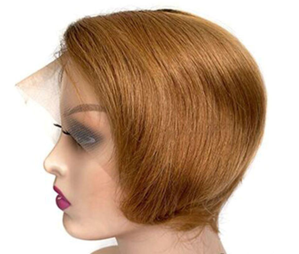 Beumax 8-Inch Straight Human Hair Wig – 13x4x1 Lace Front, 180% Density19