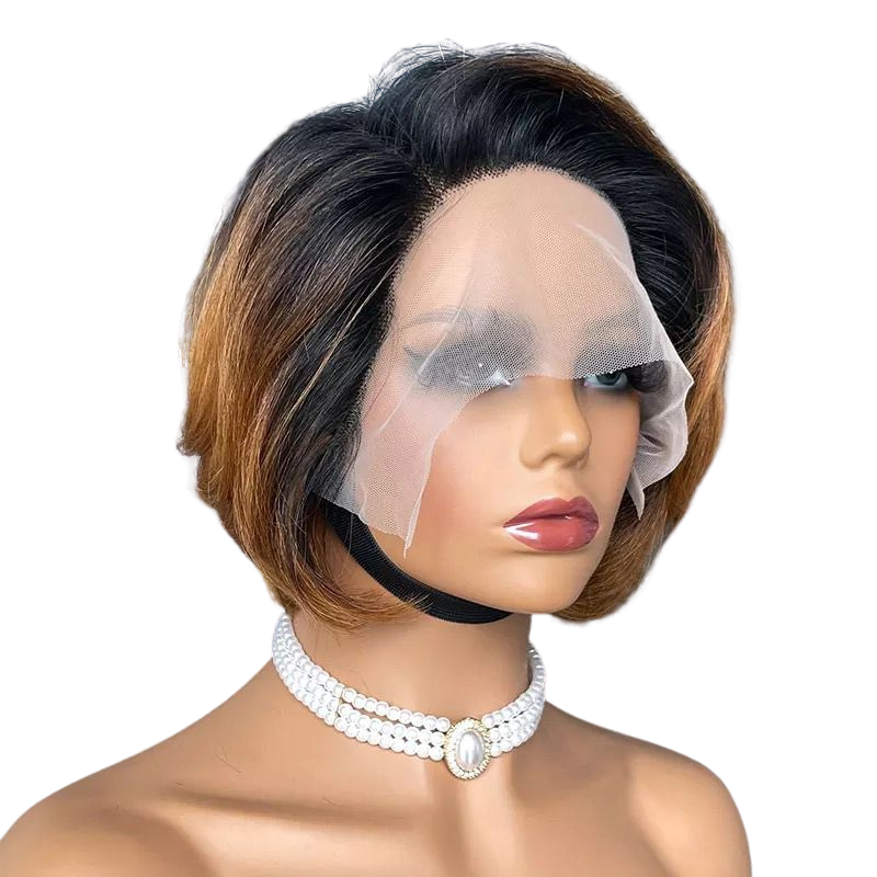 Beumax 8-Inch Straight Human Hair Wig – 13x4x1 Lace Front, 180% Density21