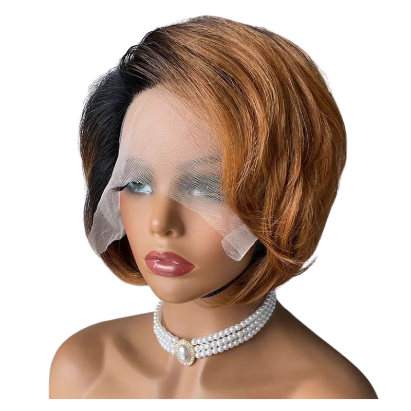 Beumax 8-Inch Straight Human Hair Wig – 13x4x1 Lace Front, 180% Density22