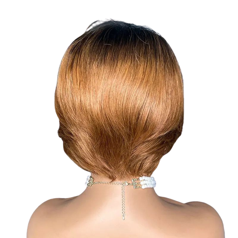 Beumax 8-Inch Straight Human Hair Wig – 13x4x1 Lace Front, 180% Density25