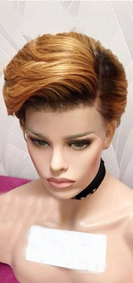 Beumax 8-Inch Straight Human Hair Wig – 13x4x1 Lace Front, 180% Density3