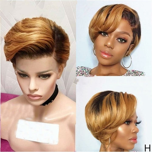 Beumax 8-Inch Straight Human Hair Wig – 13x4x1 Lace Front, 180% Density31